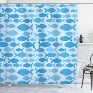 Ambesonne Damask Shower Curtain, Vintage Style Floral Pattern Abstract Romantic Bouquet Greenery Art Print, Cloth Fabric Bathroom Decor Set with Hooks, 69″ W x 70″ L, Warm Taupe(Deep Blue Sky)