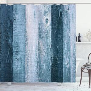 Ambesonne Damask Shower Curtain, Vintage Style Floral Pattern Abstract Romantic Bouquet Greenery Art Print, Cloth Fabric Bathroom Decor Set with Hooks, 69″ W x 70″ L, Warm Taupe(Blue Grey)