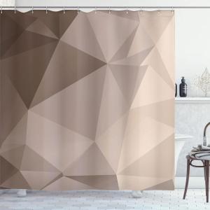 Ambesonne Damask Shower Curtain, Vintage Style Floral Pattern Abstract Romantic Bouquet Greenery Art Print, Cloth Fabric Bathroom Decor Set with Hooks, 69″ W x 70″ L, Warm Taupe(Cocoa Beige)