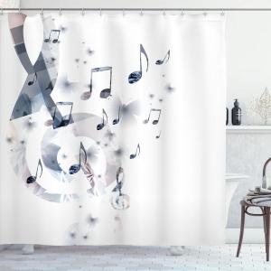 Ambesonne Damask Shower Curtain, Vintage Style Floral Pattern Abstract Romantic Bouquet Greenery Art Print, Cloth Fabric Bathroom Decor Set with Hooks, 69″ W x 70″ L, Warm Taupe(Soft Grey)