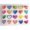 Ambesonne Grunge Pillow Sham Set of 2, Rainbow Color Heart Shapes Valentine’s Day Design Romantic His and Hers Theme, Quality Microfiber Bedding Item for All Seasons, 36″ x 20″, Red Blue Yellow(Red Blue Yellow)