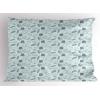Ambesonne Grunge Pillow Sham Set of 2, Rainbow Color Heart Shapes Valentine’s Day Design Romantic His and Hers Theme, Quality Microfiber Bedding Item for All Seasons, 36″ x 20″, Red Blue Yellow(Pale Blue Purpleblue)