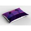 Ambesonne Grunge Pillow Sham Set of 2, Rainbow Color Heart Shapes Valentine’s Day Design Romantic His and Hers Theme, Quality Microfiber Bedding Item for All Seasons, 36″ x 20″, Red Blue Yellow(Dark Purple and Violet)