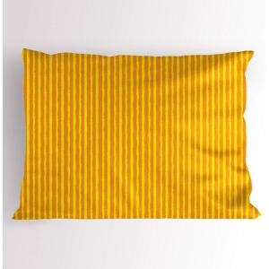 Ambesonne Grunge Pillow Sham Set of 2, Rainbow Color Heart Shapes Valentine’s Day Design Romantic His and Hers Theme, Quality Microfiber Bedding Item for All Seasons, 36″ x 20″, Red Blue Yellow(Marigold Yellow)