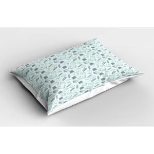 Ambesonne Grunge Pillow Sham Set of 2, Rainbow Color Heart Shapes Valentine’s Day Design Romantic His and Hers Theme, Quality Microfiber Bedding Item for All Seasons, 36″ x 20″, Red Blue Yellow(Pale Blue Purpleblue)