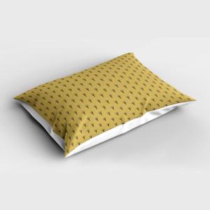 Ambesonne Grunge Pillow Sham Set of 2, Rainbow Color Heart Shapes Valentine’s Day Design Romantic His and Hers Theme, Quality Microfiber Bedding Item for All Seasons, 36″ x 20″, Red Blue Yellow(Khaki and Multicolor)