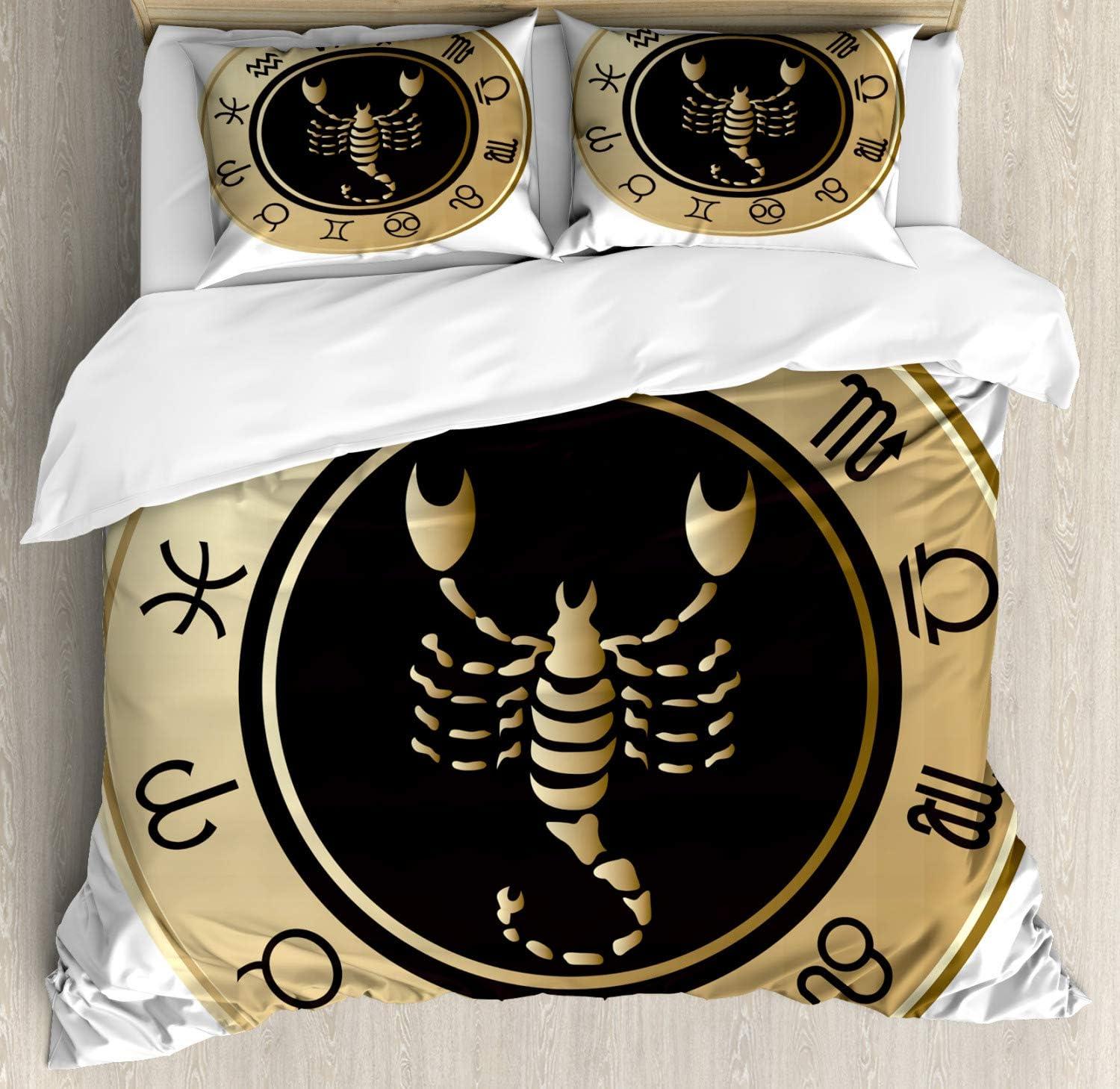imageAmbesonne Romantic Duvet Cover Set Valentines Hearts Lovers Forever Together Birthday Marriage Print Decorative 3 Piece Bedding Set with 2 Pillow Shams Queen Size Sea Green BrownSand Brown Black White