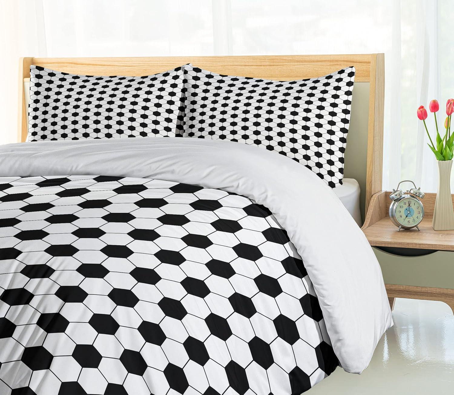 imageAmbesonne Watercolor Duvet Cover Sets Valentines Day Theme Colorful Little Hearts Vibrant Paintbrush Effect Bedding Set with 2 Duvet Covers amp 4 Pillowcases 2 Pack Queen Size MulticolorBlack