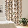 Ambesonne Nature Art Window Curtains, Dragonfly Ornaments Modern Botanical Wings Pattern Grunge Effect, Lightweight Decor 2-Panel Set with Rod Pocket, Pair of – 28″ x 84″, Plum Teal and Multicolor(Amber Cinnamon Beige)