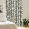 Ambesonne Nature Art Window Curtains, Dragonfly Ornaments Modern Botanical Wings Pattern Grunge Effect, Lightweight Decor 2-Panel Set with Rod Pocket, Pair of – 28″ x 84″, Plum Teal and Multicolor(Army Green and White)