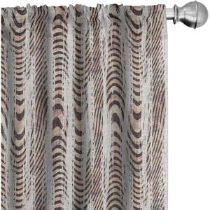Ambesonne Nature Art Window Curtains, Dragonfly Ornaments Modern Botanical Wings Pattern Grunge Effect, Lightweight Decor 2-Panel Set with Rod Pocket, Pair of – 28″ x 84″, Plum Teal and Multicolor(Brown Warm Taupe)