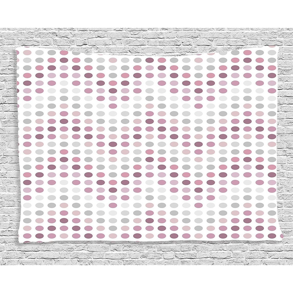 imageAmbesonne Mauve Tapestry Digital Dots with Circular Round Shapes in Gradient Tones Modern Illustration Wide Wall Hanging for Bedroom Living Room Dorm 80 X 60 Grey and Lilac80L x 60W