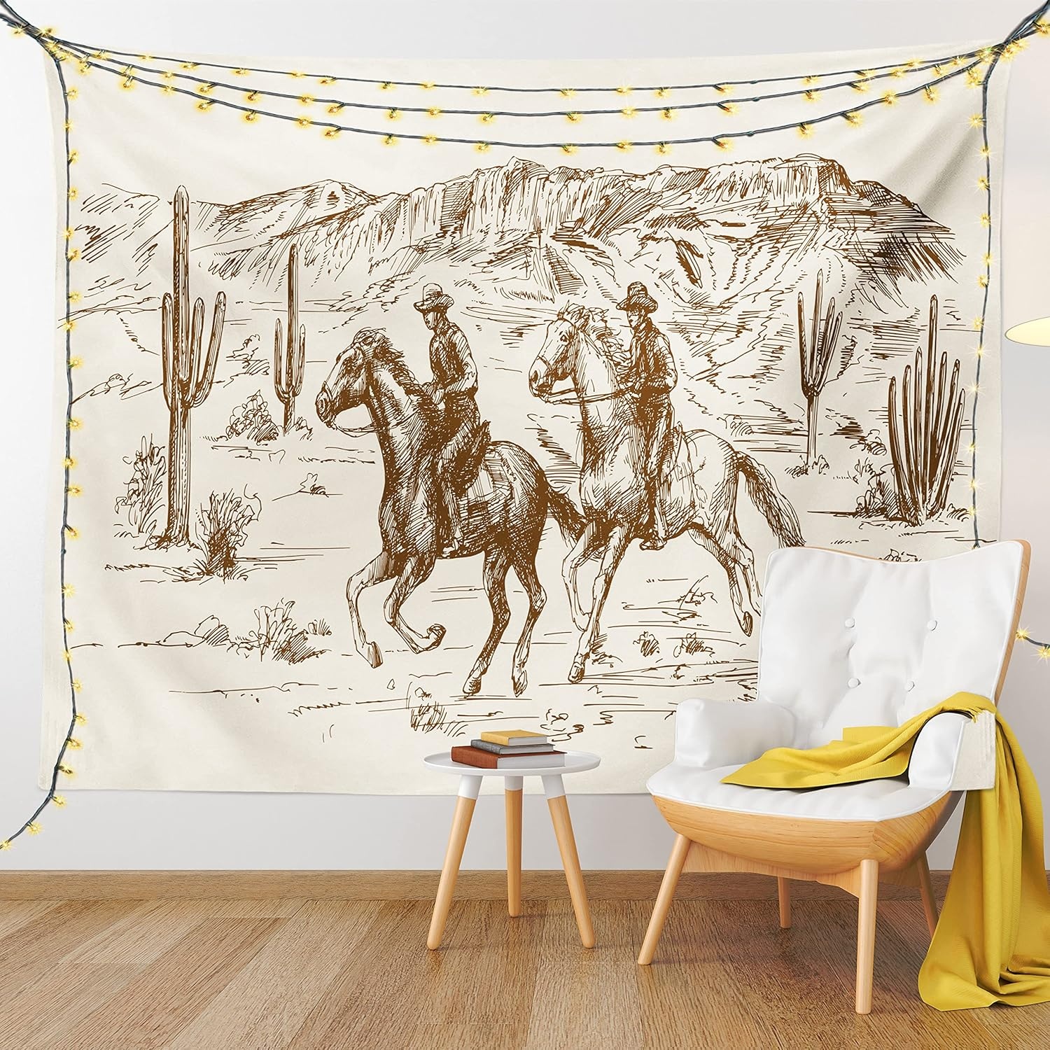 imageAmbesonne Modern Art Tapestry Hippie Funk Trippy Objects UFO Music Box Lips Tapes and Speakers Image Wall Hanging for Bedroom Living Room Dorm Decor 40 X 60 RainbowCream Umber