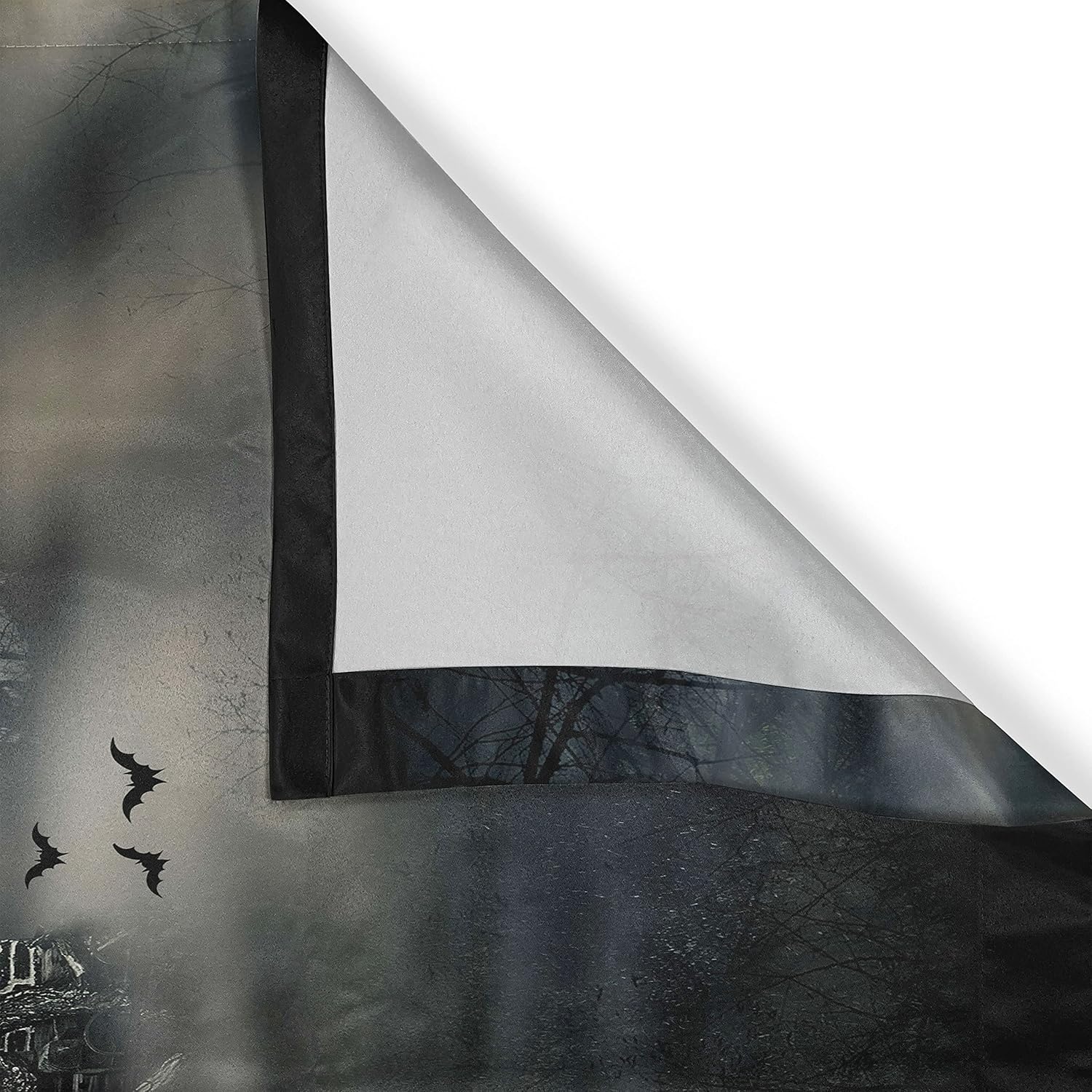 image:imageAmbesonne Modern Kitchen Curtains Aerial View of Mountain Range with Creek Northern Horizon Idyllic Artwork Window Drapes 2 Panel Set for Kitchen Cafe Decor 55 X 39 Orange BlueWhite and Black