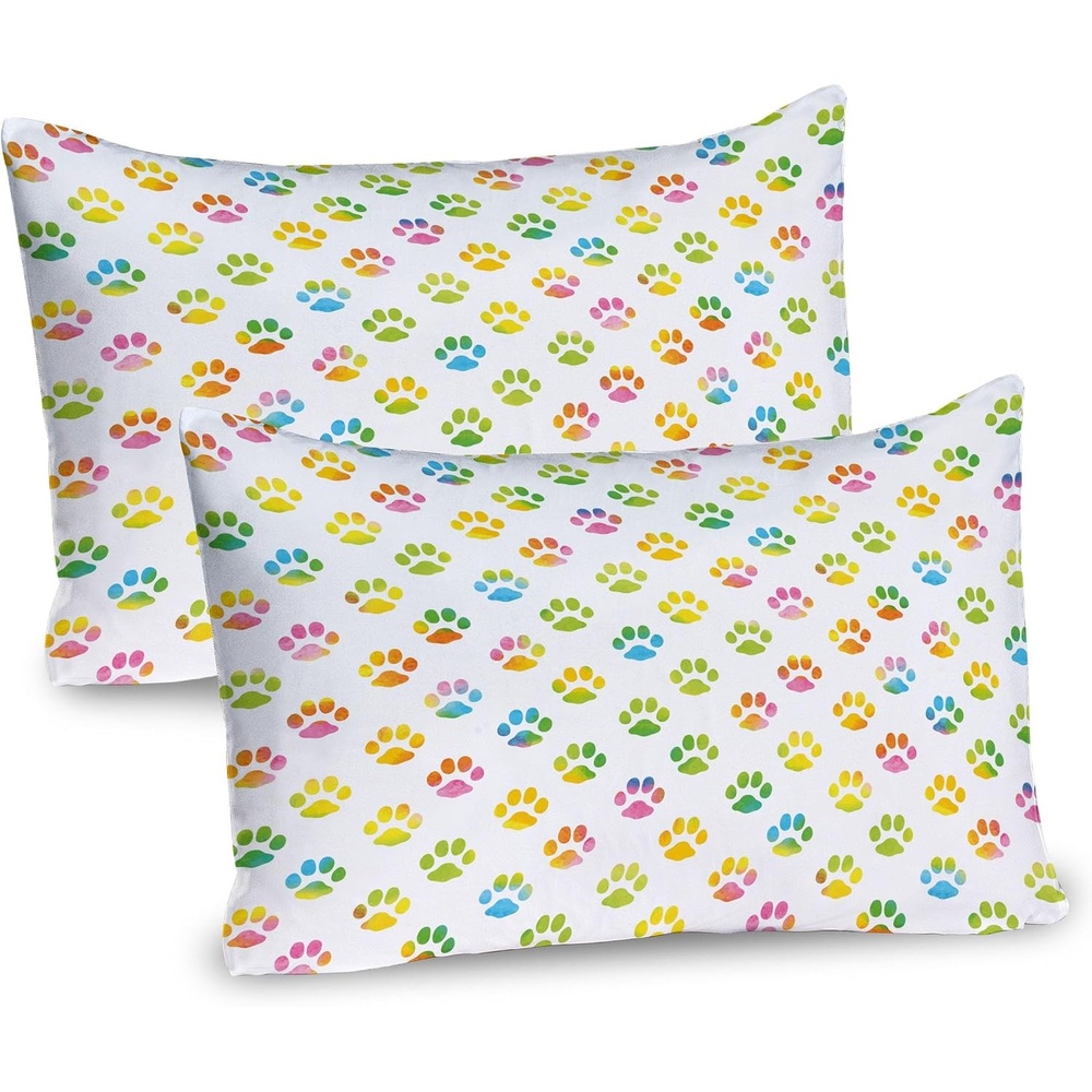 image:imageAmbesonne Live Laugh Love Pillow Sham Doodle Style Words with Flowers Hearts and Stars Coloring Book Design Decorative Standard Queen Size Printed Pillowcase 30 X 20 White BlackYellow Blue