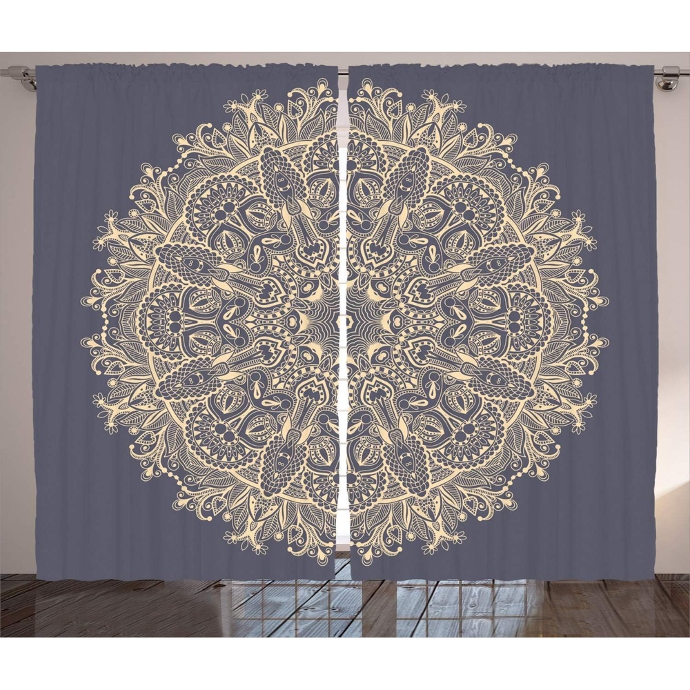image:imageAmbesonne Paris Curtains Illustration with Eiffel Tower France Heart Shapes Silhouette Vacation Theme Art Living Room Bedroom Window Drapes 2 Panel Set 108 X 84 White BlackBlue Ivory