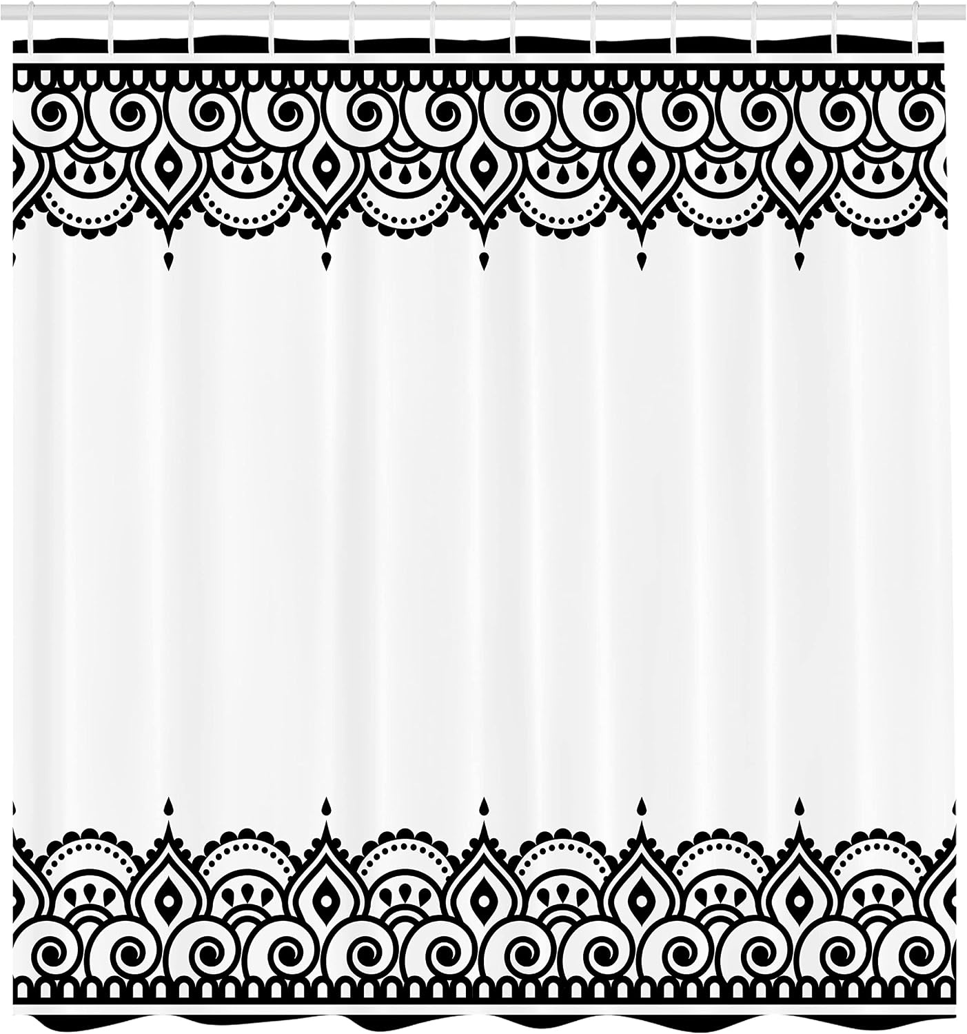image:imageAmbesonne Floral Shower Curtain Illustration of Poppy Flowers Oil Painting on Canvas Romantic Design Print Cloth Fabric Bathroom Decor Set with Hooks 69 W x 70 L Yellow OrangeCharcoal White