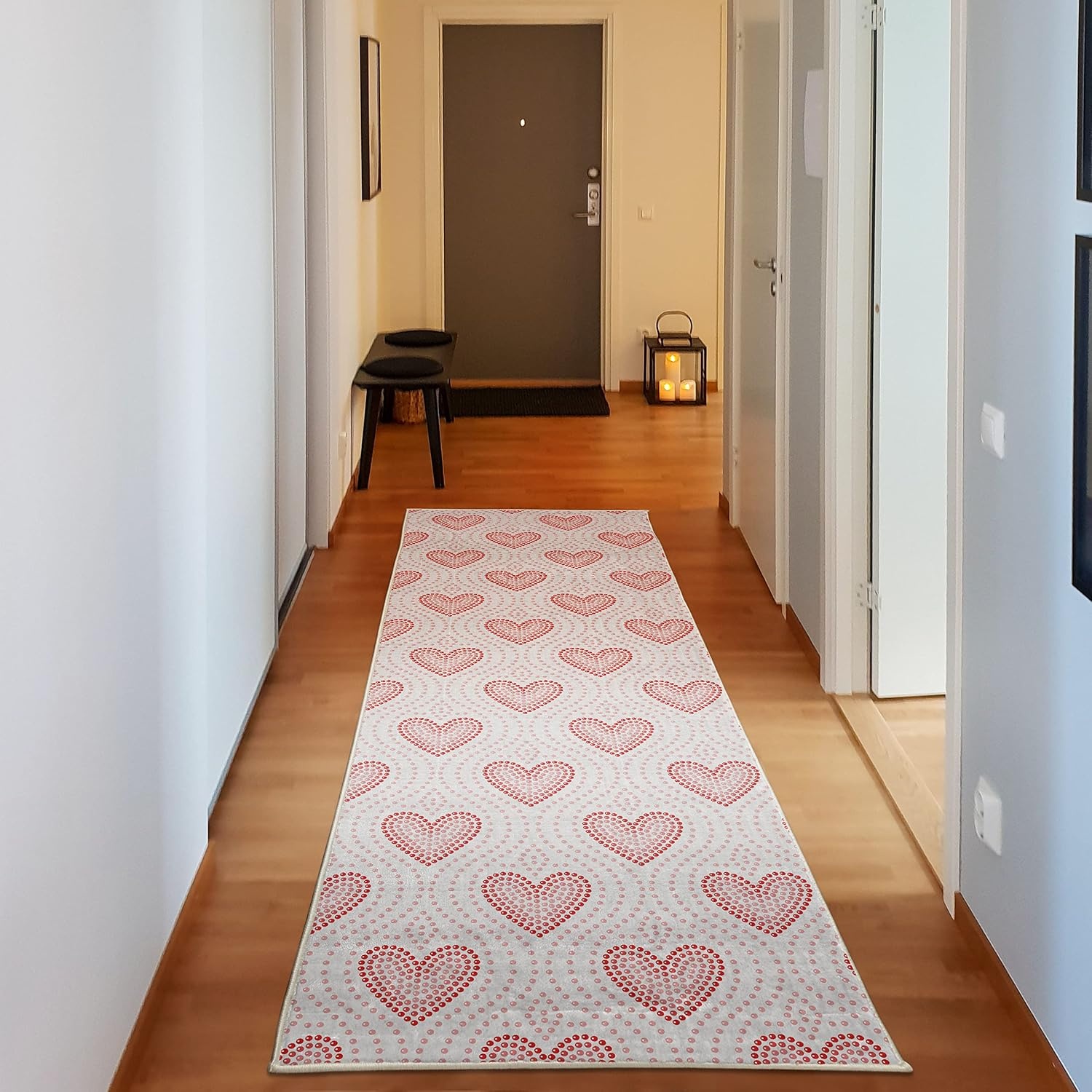 image:imageAmbesonne Modern Boho Decorative Rug Contemporary Urban Jungle Monstera Leaves with Mid Century Lines Quality Carpet for Bedroom Dorm and Living Room 2 2 x 3 7 Olive Green Beige CaramelBlush Cream Red