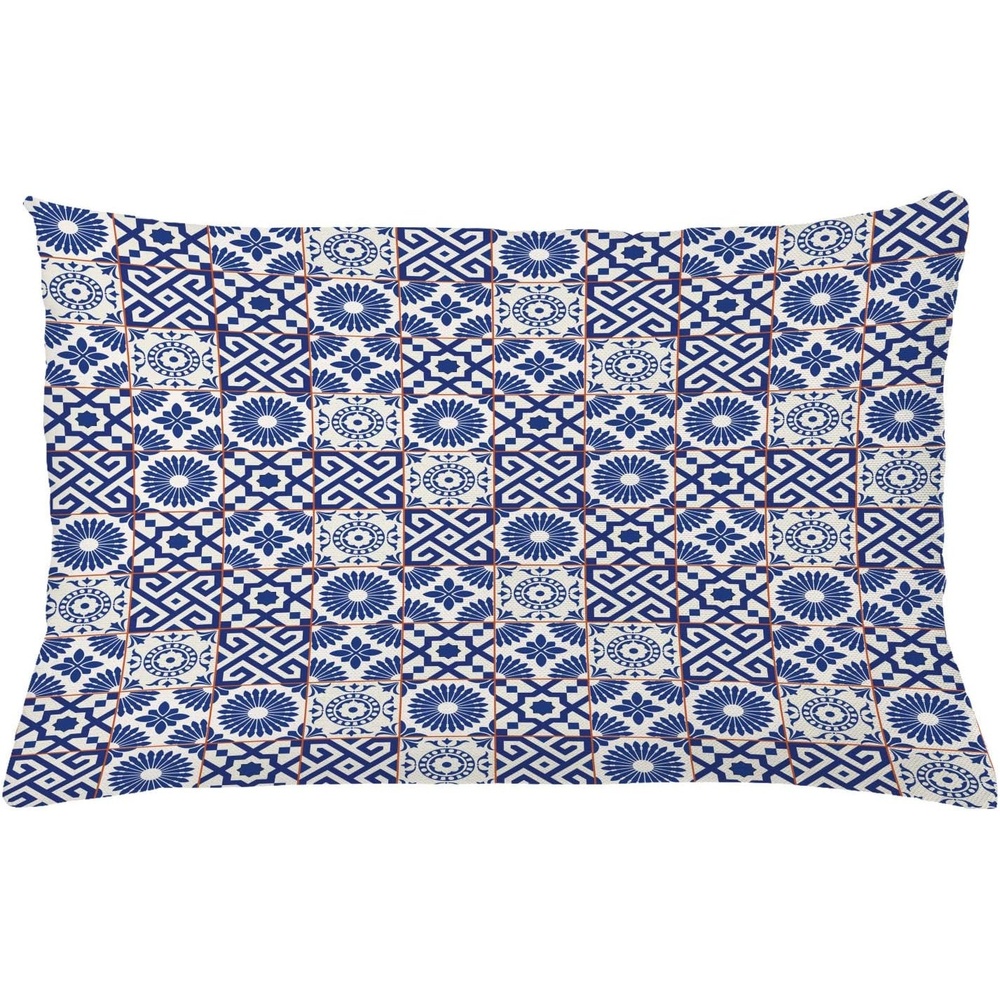 image:imageAmbesonne Leaf Throw Pillow Cushion Case Pattern with Leaves in The Springtime Greenery Bushes Ecology Garden Growth Decorative Rectangle Accent Pillow Cover 36 X 16 Apple Green WhiteGrey Blue