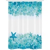 Ambesonne Floral Shower Curtain, Illustration of Poppy Flowers Oil Painting on Canvas Romantic Design Print, Cloth Fabric Bathroom Decor Set with Hooks, 69″ W x 70″ L, Yellow Orange(Turquoise Seafoam)