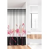 Ambesonne Floral Shower Curtain, Illustration of Poppy Flowers Oil Painting on Canvas Romantic Design Print, Cloth Fabric Bathroom Decor Set with Hooks, 69″ W x 70″ L, Yellow Orange(Black)