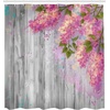 Ambesonne Floral Shower Curtain, Illustration of Poppy Flowers Oil Painting on Canvas Romantic Design Print, Cloth Fabric Bathroom Decor Set with Hooks, 69″ W x 70″ L, Yellow Orange(Grey Pink)