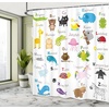 Ambesonne Floral Shower Curtain, Illustration of Poppy Flowers Oil Painting on Canvas Romantic Design Print, Cloth Fabric Bathroom Decor Set with Hooks, 69″ W x 70″ L, Yellow Orange(White Multicolor)