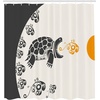 Ambesonne Floral Shower Curtain, Illustration of Poppy Flowers Oil Painting on Canvas Romantic Design Print, Cloth Fabric Bathroom Decor Set with Hooks, 69″ W x 70″ L, Yellow Orange(Cream Orange Dark Taupe)