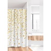 Ambesonne Floral Shower Curtain, Illustration of Poppy Flowers Oil Painting on Canvas Romantic Design Print, Cloth Fabric Bathroom Decor Set with Hooks, 69″ W x 70″ L, Yellow Orange(Coffee Yellow)