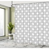 Ambesonne Floral Shower Curtain, Illustration of Poppy Flowers Oil Painting on Canvas Romantic Design Print, Cloth Fabric Bathroom Decor Set with Hooks, 69″ W x 70″ L, Yellow Orange(White and Blue)