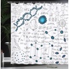 Ambesonne Floral Shower Curtain, Illustration of Poppy Flowers Oil Painting on Canvas Romantic Design Print, Cloth Fabric Bathroom Decor Set with Hooks, 69″ W x 70″ L, Yellow Orange(Petrol Blue)