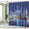Ambesonne Floral Shower Curtain, Illustration of Poppy Flowers Oil Painting on Canvas Romantic Design Print, Cloth Fabric Bathroom Decor Set with Hooks, 69″ W x 70″ L, Yellow Orange(Grey Blue)