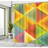 Ambesonne Floral Shower Curtain, Illustration of Poppy Flowers Oil Painting on Canvas Romantic Design Print, Cloth Fabric Bathroom Decor Set with Hooks, 69″ W x 70″ L, Yellow Orange(Green Yellow)