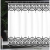 Ambesonne Floral Shower Curtain, Illustration of Poppy Flowers Oil Painting on Canvas Romantic Design Print, Cloth Fabric Bathroom Decor Set with Hooks, 69″ W x 70″ L, Yellow Orange(Charcoal White)