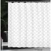 Ambesonne Floral Shower Curtain, Illustration of Poppy Flowers Oil Painting on Canvas Romantic Design Print, Cloth Fabric Bathroom Decor Set with Hooks, 69″ W x 70″ L, Yellow Orange(White)