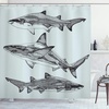 Ambesonne Floral Shower Curtain, Illustration of Poppy Flowers Oil Painting on Canvas Romantic Design Print, Cloth Fabric Bathroom Decor Set with Hooks, 69″ W x 70″ L, Yellow Orange(Grey Charcoal)