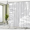Ambesonne Floral Shower Curtain, Illustration of Poppy Flowers Oil Painting on Canvas Romantic Design Print, Cloth Fabric Bathroom Decor Set with Hooks, 69″ W x 70″ L, Yellow Orange(Cream Grey)