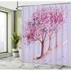 Ambesonne Floral Shower Curtain, Illustration of Poppy Flowers Oil Painting on Canvas Romantic Design Print, Cloth Fabric Bathroom Decor Set with Hooks, 69″ W x 70″ L, Yellow Orange(Burgundy Coconut)