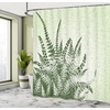 Ambesonne Floral Shower Curtain, Illustration of Poppy Flowers Oil Painting on Canvas Romantic Design Print, Cloth Fabric Bathroom Decor Set with Hooks, 69″ W x 70″ L, Yellow Orange(Green Olive)