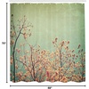 Ambesonne Floral Shower Curtain, Illustration of Poppy Flowers Oil Painting on Canvas Romantic Design Print, Cloth Fabric Bathroom Decor Set with Hooks, 69″ W x 70″ L, Yellow Orange(Reseda Green Peach Brown)