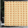 Ambesonne Floral Shower Curtain, Illustration of Poppy Flowers Oil Painting on Canvas Romantic Design Print, Cloth Fabric Bathroom Decor Set with Hooks, 69″ W x 70″ L, Yellow Orange(Pale Green Marigold)
