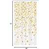 Ambesonne Floral Shower Curtain, Illustration of Poppy Flowers Oil Painting on Canvas Romantic Design Print, Cloth Fabric Bathroom Decor Set with Hooks, 69″ W x 70″ L, Yellow Orange(Coffee Yellow)