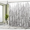 Ambesonne Floral Shower Curtain, Illustration of Poppy Flowers Oil Painting on Canvas Romantic Design Print, Cloth Fabric Bathroom Decor Set with Hooks, 69″ W x 70″ L, Yellow Orange(Grey White)