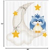 Ambesonne Floral Shower Curtain, Illustration of Poppy Flowers Oil Painting on Canvas Romantic Design Print, Cloth Fabric Bathroom Decor Set with Hooks, 69″ W x 70″ L, Yellow Orange(Earth Yellow Pale Blue)