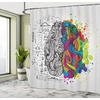 Ambesonne Floral Shower Curtain, Illustration of Poppy Flowers Oil Painting on Canvas Romantic Design Print, Cloth Fabric Bathroom Decor Set with Hooks, 69″ W x 70″ L, Yellow Orange(Hot Pink)