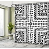 Ambesonne Floral Shower Curtain, Illustration of Poppy Flowers Oil Painting on Canvas Romantic Design Print, Cloth Fabric Bathroom Decor Set with Hooks, 69″ W x 70″ L, Yellow Orange(Black and Eggshell)