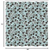 Ambesonne Floral Shower Curtain, Illustration of Poppy Flowers Oil Painting on Canvas Romantic Design Print, Cloth Fabric Bathroom Decor Set with Hooks, 69″ W x 70″ L, Yellow Orange(Blue Brown)
