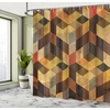 Ambesonne Floral Shower Curtain, Illustration of Poppy Flowers Oil Painting on Canvas Romantic Design Print, Cloth Fabric Bathroom Decor Set with Hooks, 69″ W x 70″ L, Yellow Orange(Orange Apricot)