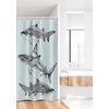 Ambesonne Floral Shower Curtain, Illustration of Poppy Flowers Oil Painting on Canvas Romantic Design Print, Cloth Fabric Bathroom Decor Set with Hooks, 69″ W x 70″ L, Yellow Orange(Grey Charcoal)