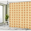 Ambesonne Floral Shower Curtain, Illustration of Poppy Flowers Oil Painting on Canvas Romantic Design Print, Cloth Fabric Bathroom Decor Set with Hooks, 69″ W x 70″ L, Yellow Orange(Pale Green Marigold)
